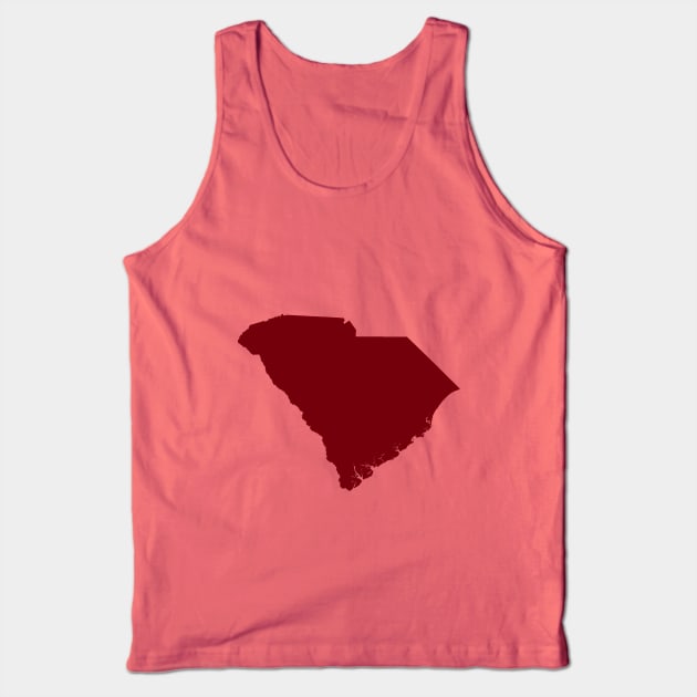 South Carolina Garnet Tank Top by AdventureFinder